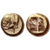 Greek coins. Mysia, Cyzicus. Hecte ca 550-475, EL 2.53g.