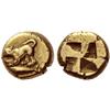 Greek coins. Mysia, Cyzicus. Hecte ca 550-475, EL 2.70g.