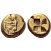 Greek coins. Mysia, Cyzicus. 1/12 stater ca 550-475, EL 1.38g.