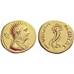 Greek coins. Ptolemaic Egypt. Octodrachm ca 221-205, AV 27.77g.