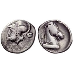 Roman Rep.  Didrachm, Neapolis ca 310-300, AR 6.72g.