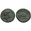 Image 1 : Roman Rep.  Quartuncia 217-215, Æ 2,63g.
