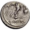 Image 3 : Roman Rep.  Q. Cassius Longinus. Denarius 55, AR 4.11g.