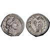 Roman Rep.  Mn. Acilius Glabrio. Denarius 49, AR 3.92g.