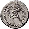 Image 3 : Roman Rep.  Julius Caesar. Denarius, Africa 47-46, AR 3.87g.