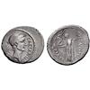 Image 1 : Roman Rep.  J. Caesar & P. Sepullius Macer. Denarius 44, AR 3.73g.