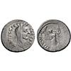 Image 1 : Roman Rep.  J. Caesar & P. Sepullius Macer. Denarius 44, AR 4.15g.