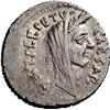 Image 2 : Roman Rep.  J. Caesar & P. Sepullius Macer. Denarius 44, AR 4.15g.