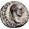 Image 2 : Roman Rep. Vespasian. Denarius Dec 69-early 70, AR 3.09g.