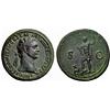 Image 1 : Roman Rep. Domitian Augustus, 81–96. Sestertius 87, Æ 21.57g.