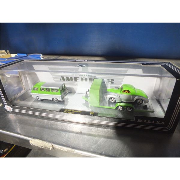 Two Diecast Car Sets