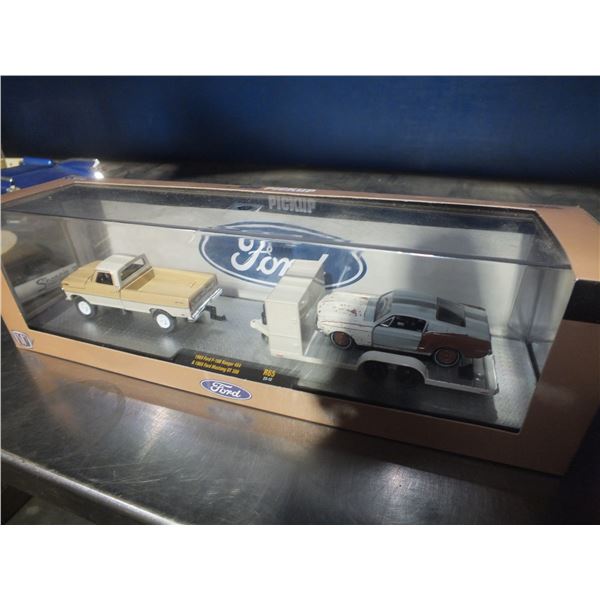 Two Diecast Car Sets