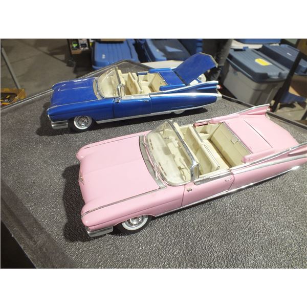 Two Maisto 1959 Cadillac's Diecast Cars