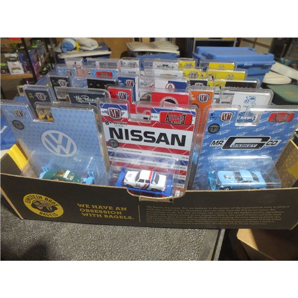 Box Of Assorted M2 Diecast cars