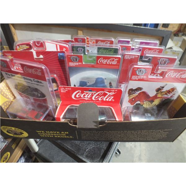 12 Assorted Coca Cola Diecast Cars