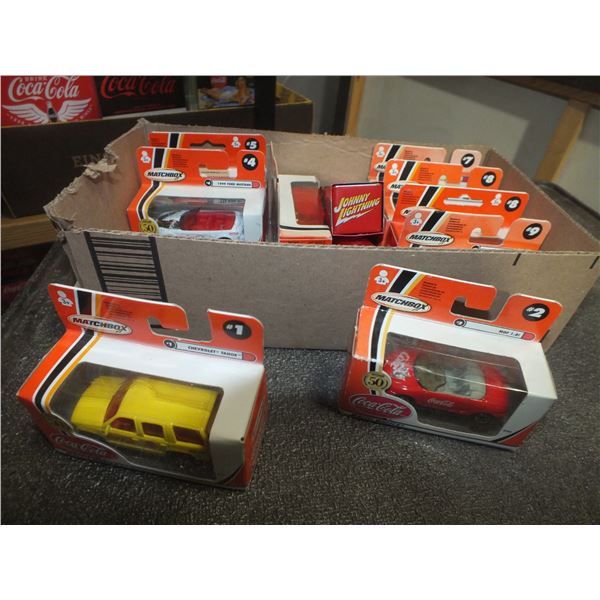 12 Assorted Coca Cola Diecast Cars