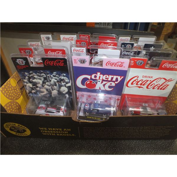 12 Assorted Coca Cola Diecast Cars
