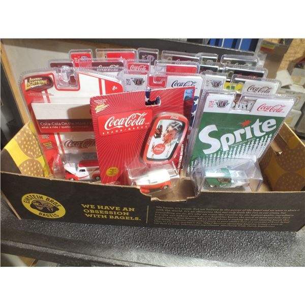 12 Assorted Coca Cola Diecast Cars