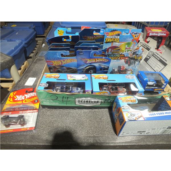 24 Assorted Hot Wheels Cars