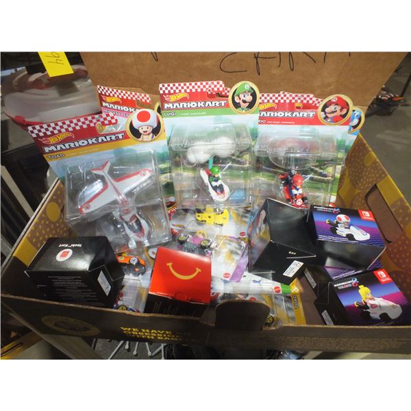 20pcs Of Mario Cart  Hot Wheels Die Cast Cars