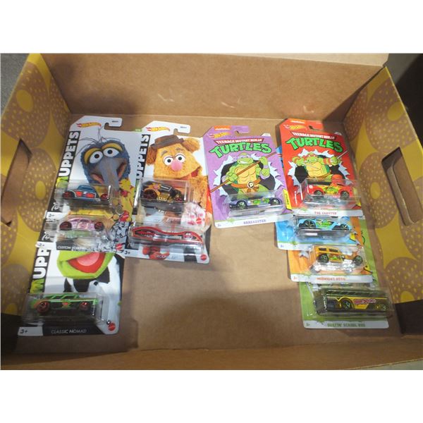 10 Assorted Hot Wheels Diecast Cars