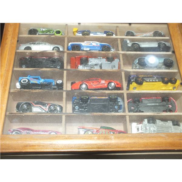 3 Wooden Cases Of Diecast Cars