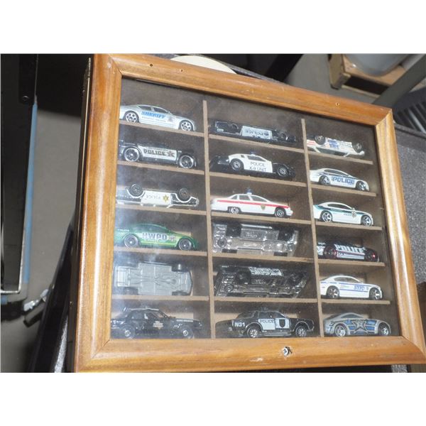 36 Assorted Diecast Cars In Wooden Display Boxes