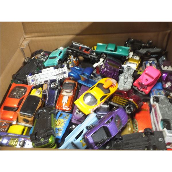 4 Boxes Of Assorted Loose Diecast Cars