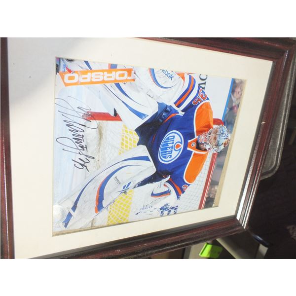 Edmonton Oilers Nikolai Khabibulin Picture Signed