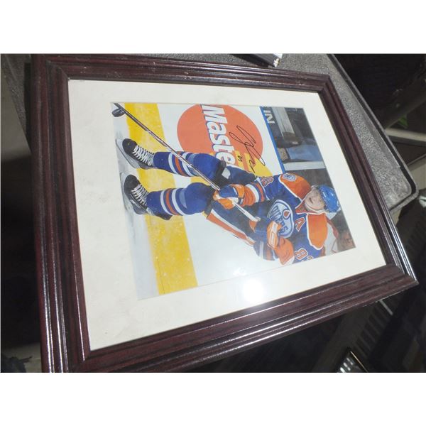 Signed Ales Hemsky Edmonton Oilers Hockey Picture