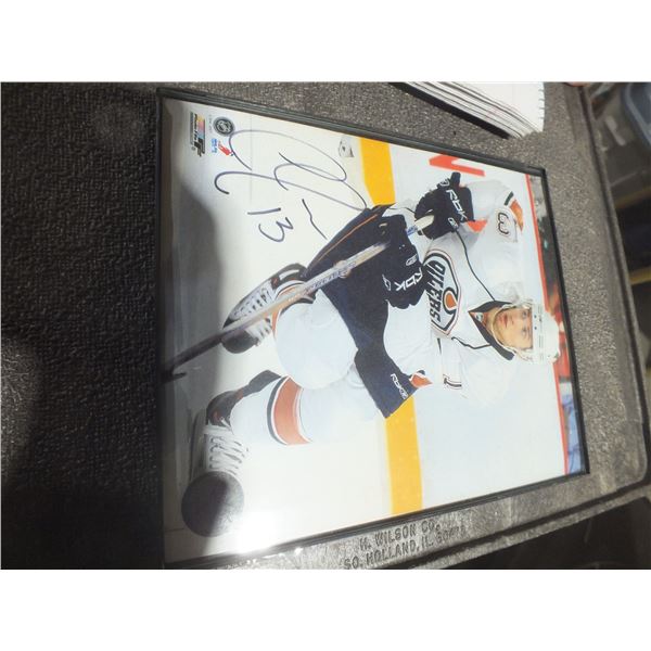 Signed Andrew Cogliano Edmonton Oilers Hockey Picture