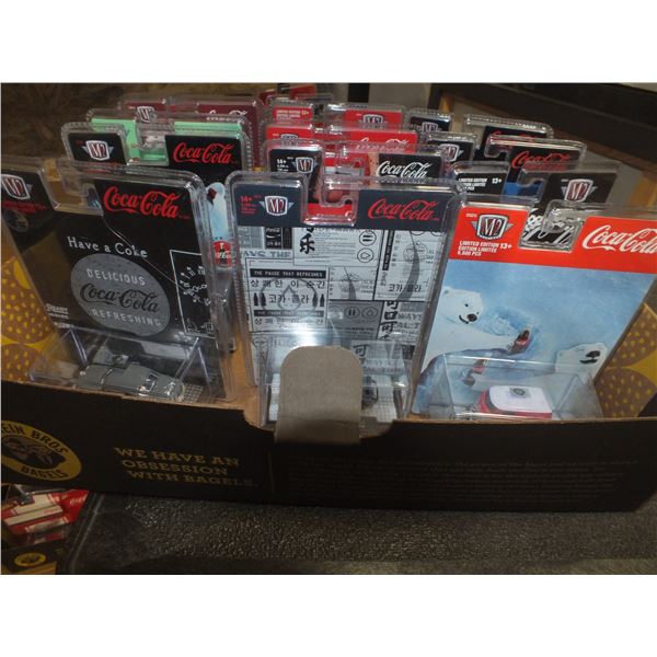 12 Assorted Coca Cola Diecast Cars