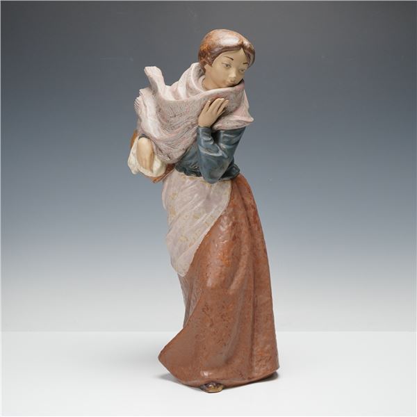 Nao by Lladro Gres Porcelain Sculpture, Country Woman