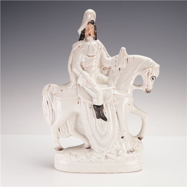 Antique Royal Staffordshire Figurine, Man on Horse