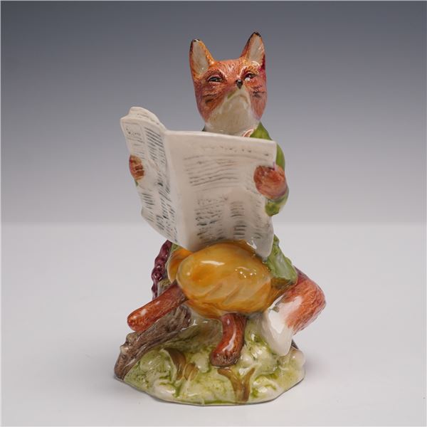Royal Doulton Prototype Colorway Figurine, Foxy Reading