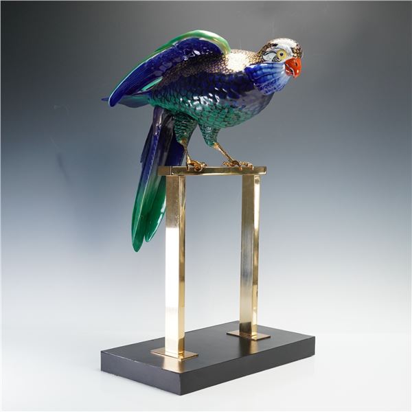 Giulia Mangani for Ogetti Porcelain Sculpture, Parrot