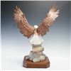 Image 2 : Boehm Porcelain Sculpture with Base, Sovereign Eagle 40445
