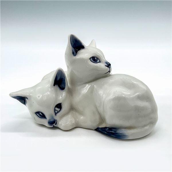 Royal Doulton Blue Flambe Figurine, Kittens