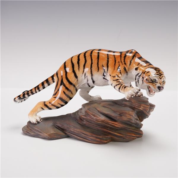 Royal Doulton Prototype Figurine, Tiger On A Rock