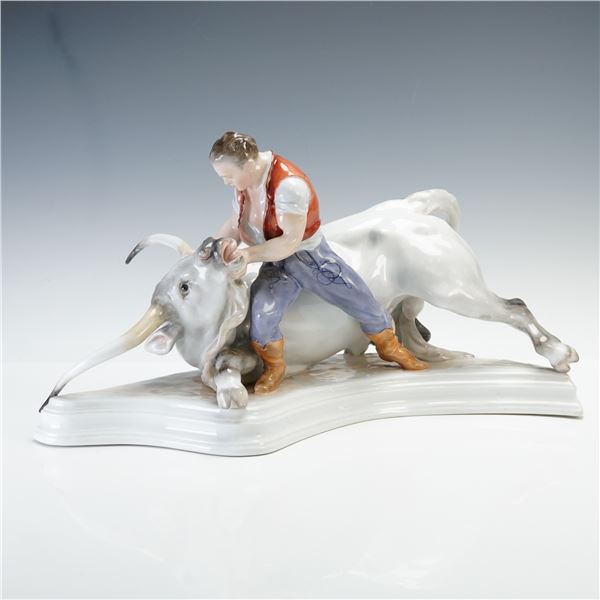 Herend Porcelain Sculpture, Bullfighter