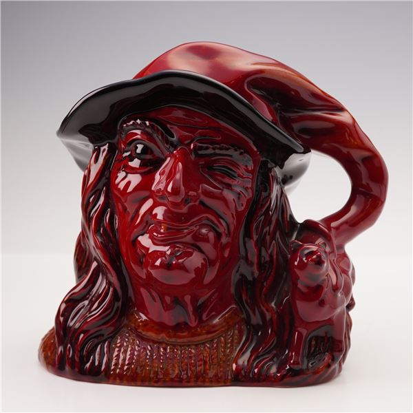 Prototype Royal Doulton Flambe Sung Character Jug, The Witch D7239