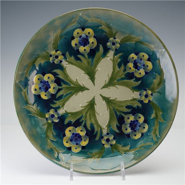 William Moorcroft Late Florian Ware Plate