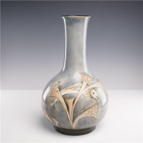 Moorcroft Pottery Salt Glazed Fish Vase