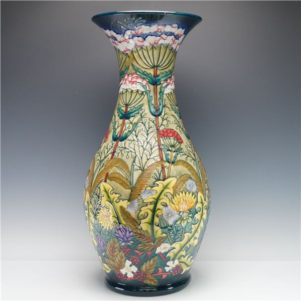 Moorcroft Pottery by Rachel Bishop Vase, Ryden Lane