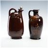 Image 2 : 2pc Royal Doulton Kingsware Flasks, The Pipe Major and Mr. Pickwick