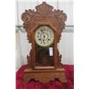 Image 1 : New Haven Gingerbread Mantel Clock, 23" x 13"