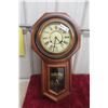 Image 1 : Regulator Pendulum Wall Clock 22" x up to 12"