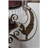 Image 10 : Gorgeous Victorian Red Ruby Hanging Aladdin Oil Lamp