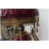 Image 9 : Gorgeous Victorian Red Ruby Hanging Aladdin Oil Lamp