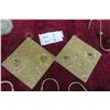 Image 5 : Brass Ornate Magazine Rack with Brass Candleholders